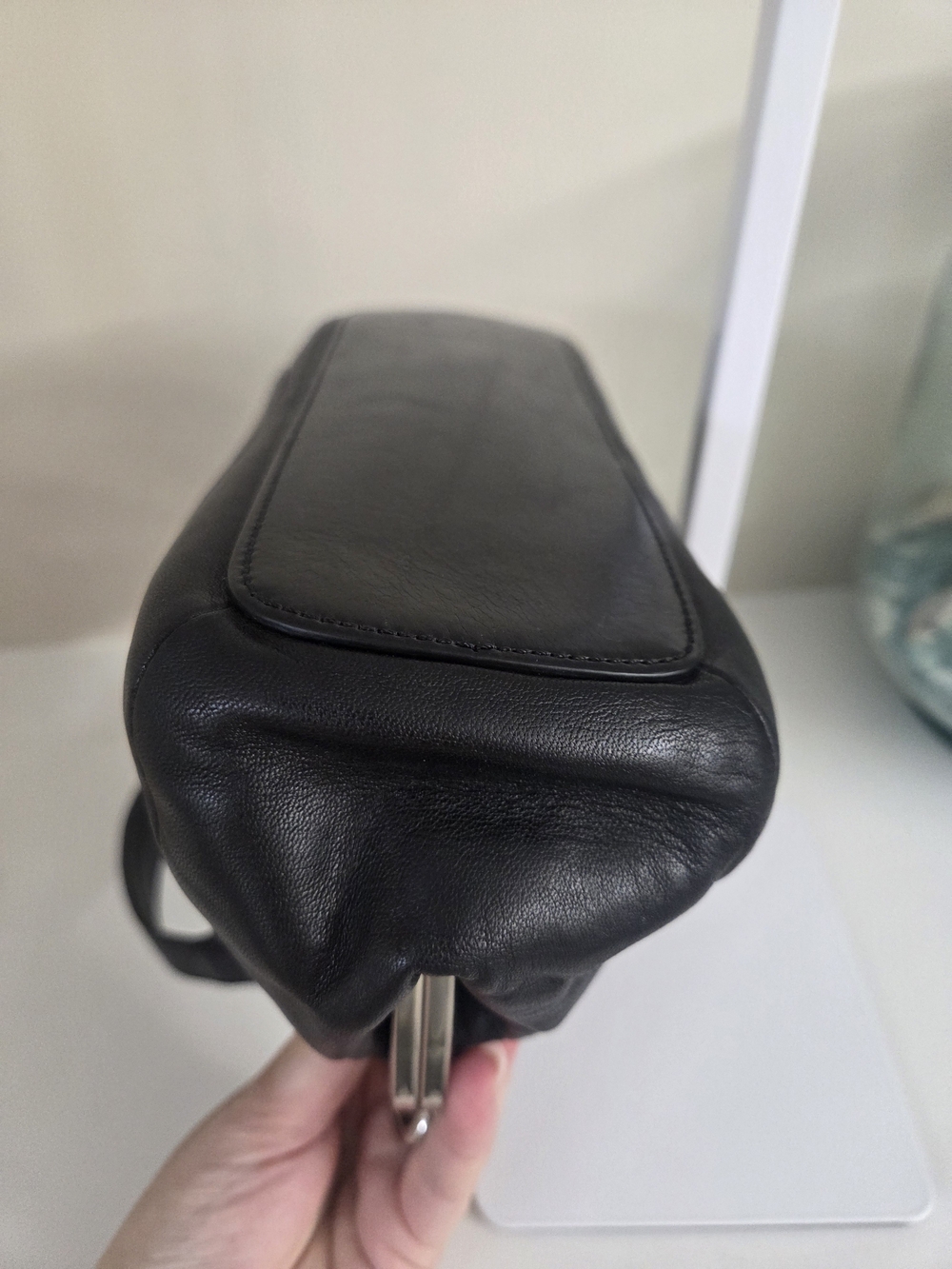 Rare Vintage Coach Kisslock Y2K Black Convertible Clutch 9734 - Picture 12 of 12